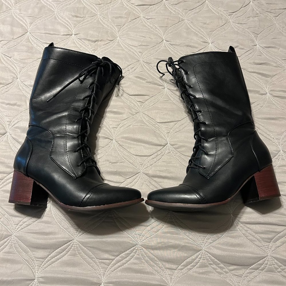 Black Heeled Boot